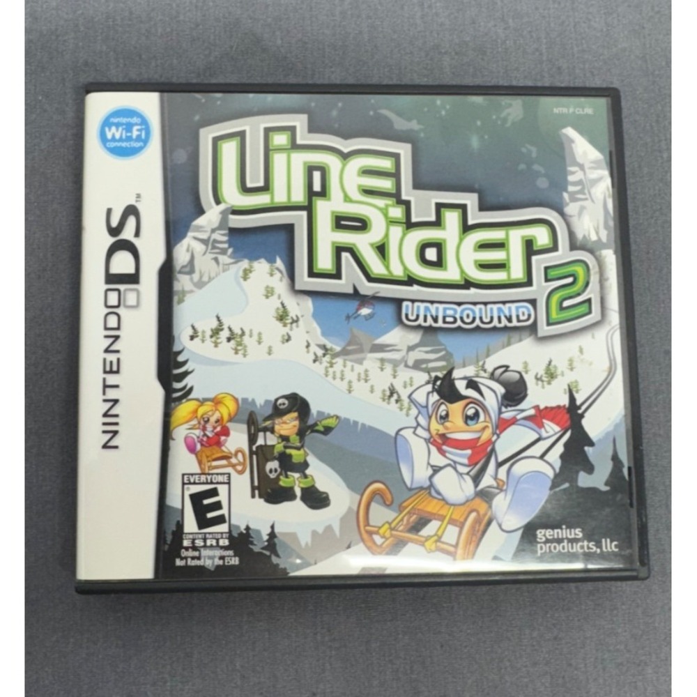 Nintendo Line Rider 2 Unbound Nintendo DS CIB Physics Puzzle Game